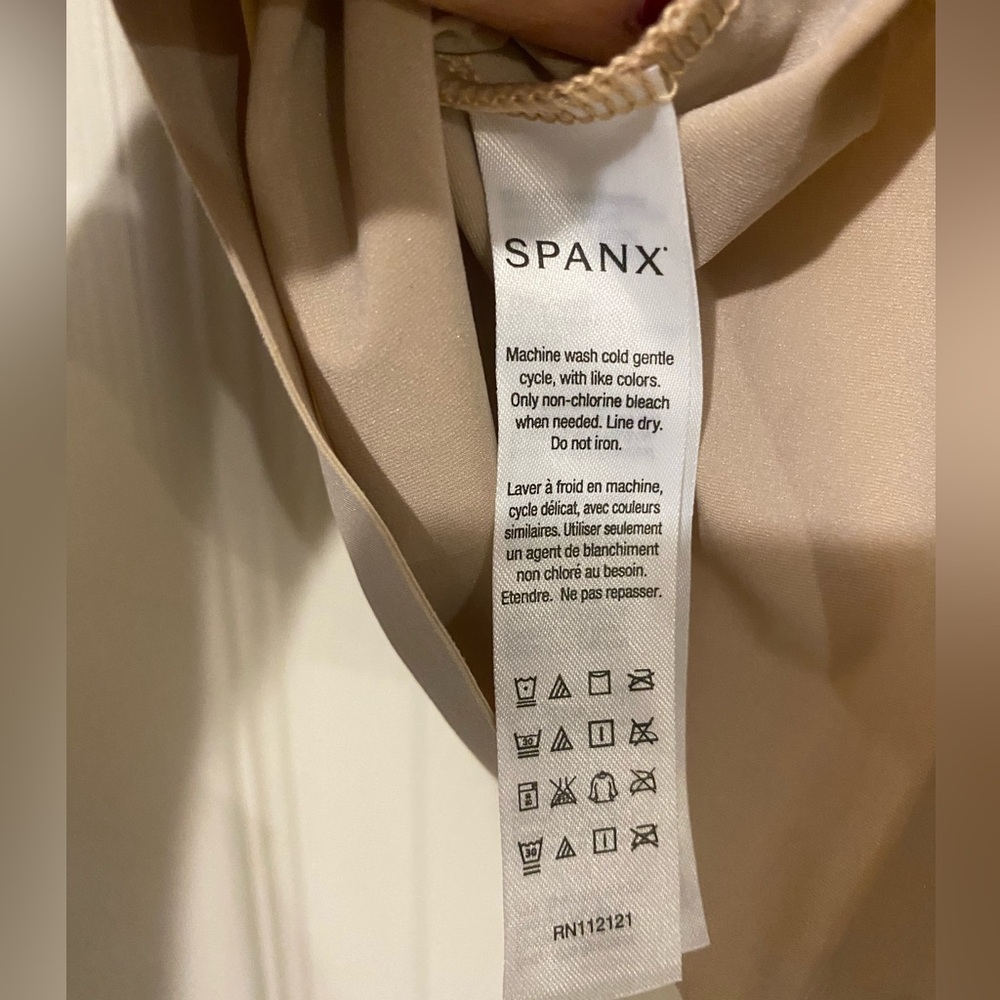 SPANX Tan Tank Top SHAPEWEAR XL - Picture 5 of 6